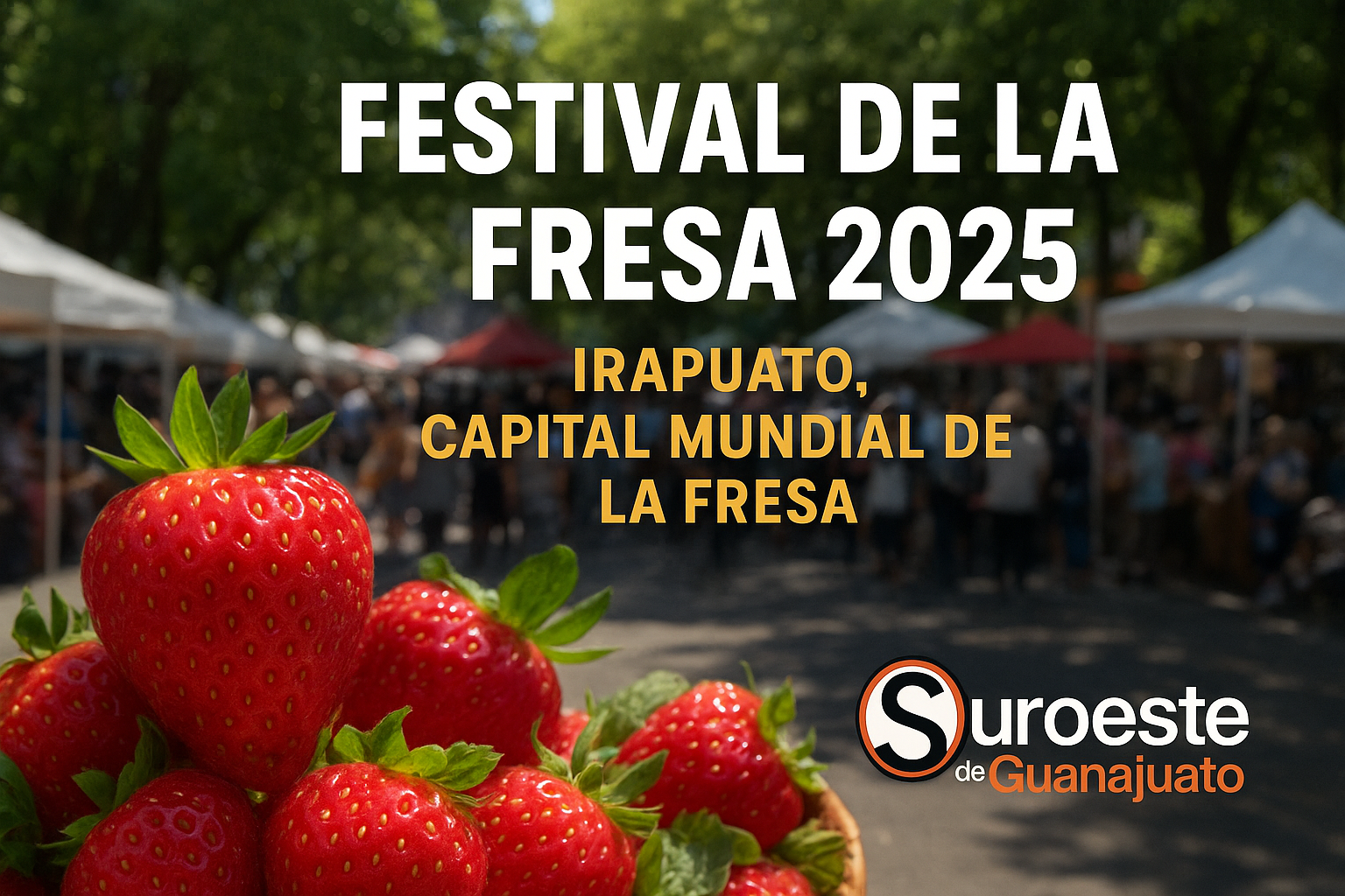 Irapuato se prepara para celebrar su identidad en el Festival de la Fresa 2025