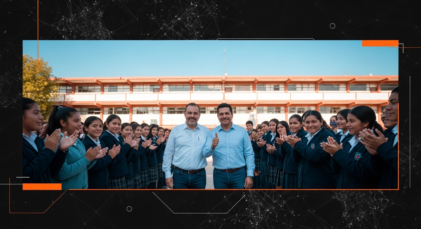 “Presidenta con A en tu escuela”.