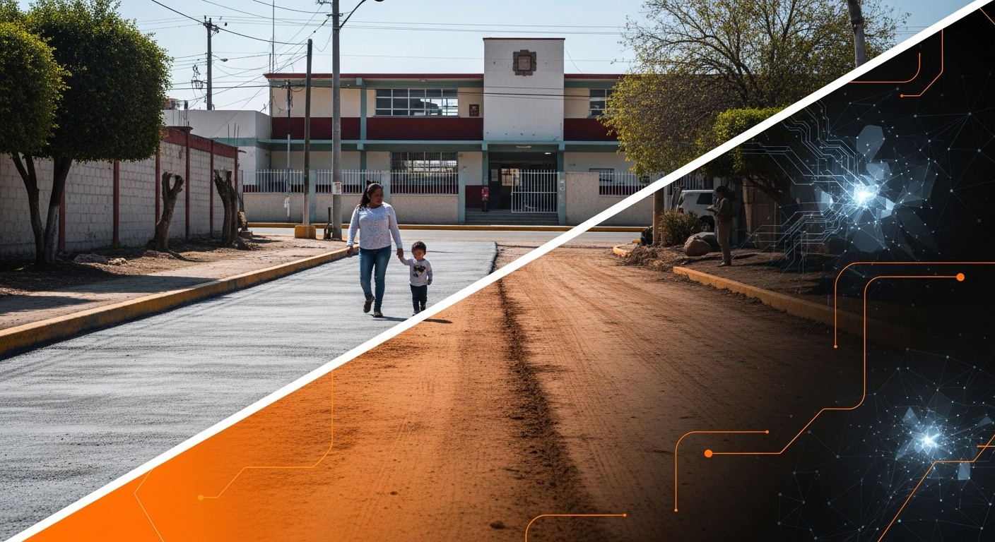 Urbanización de Calle Romita en Santa Ana Pacueco, Pénjamo