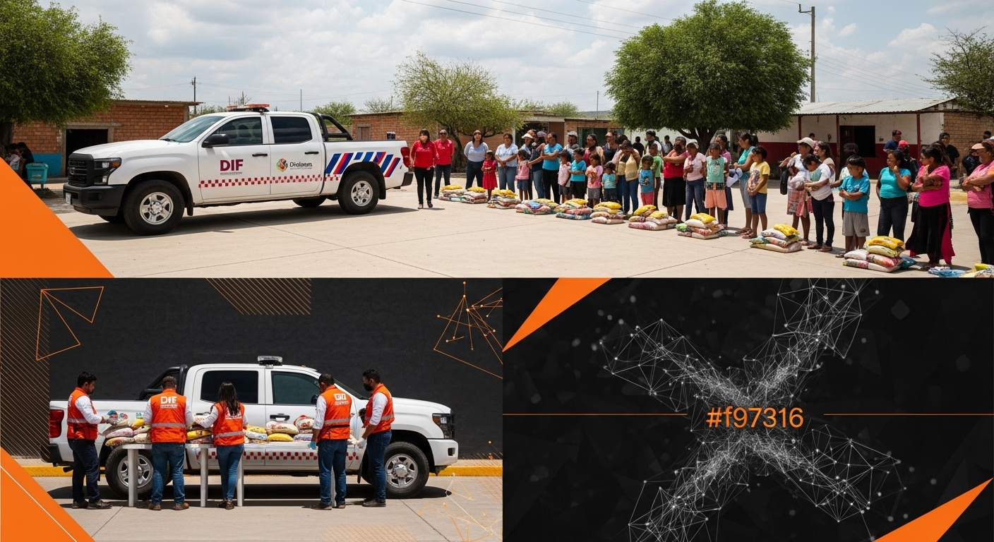 DIF Pénjamo Entrega Apoyo Alimentario a Familias Rurales