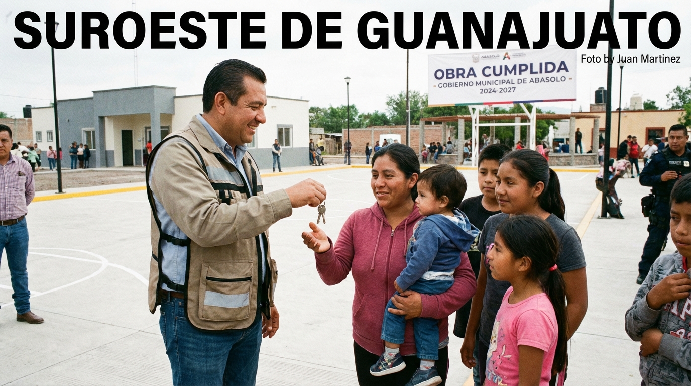 Entrega de cuartos para baños en Abasolo | Job Eduardo Gallardo